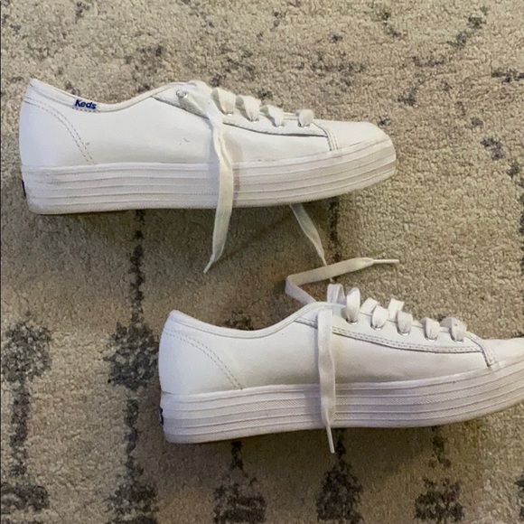 Keds Shoes - Leather platform keds